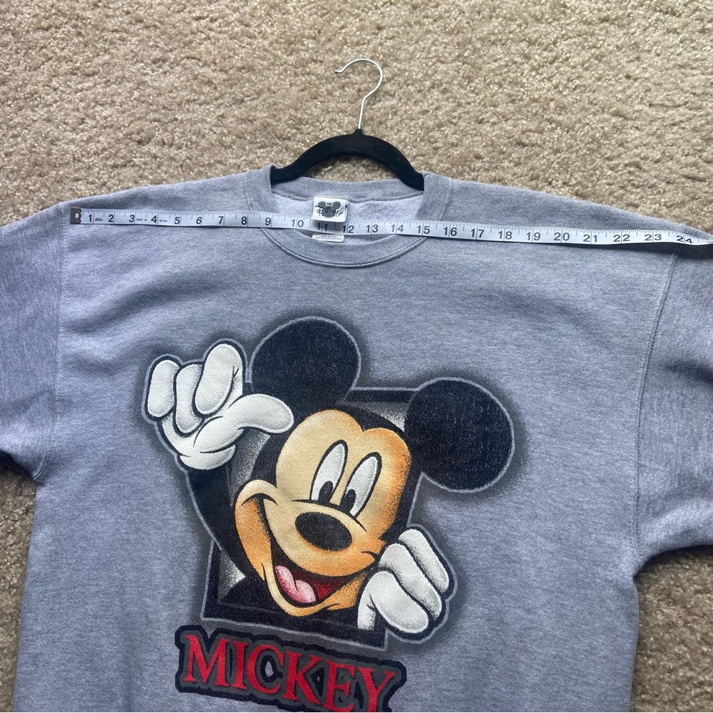 Vintage Disney Mickey Mouse Crewneck Sweater in grey size large - Picture 7 of 13